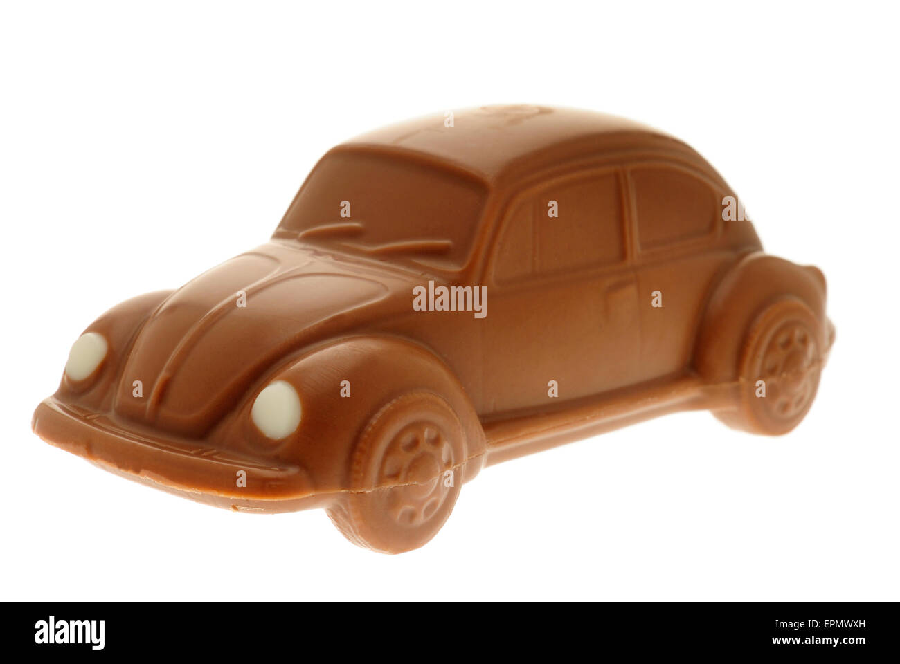 Chocolate Volkswagen Beetle Car Stock Photo