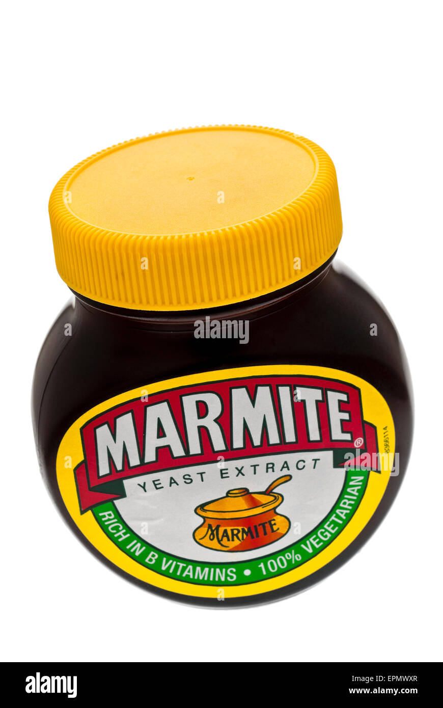 Jar of Marmite Stock Photo