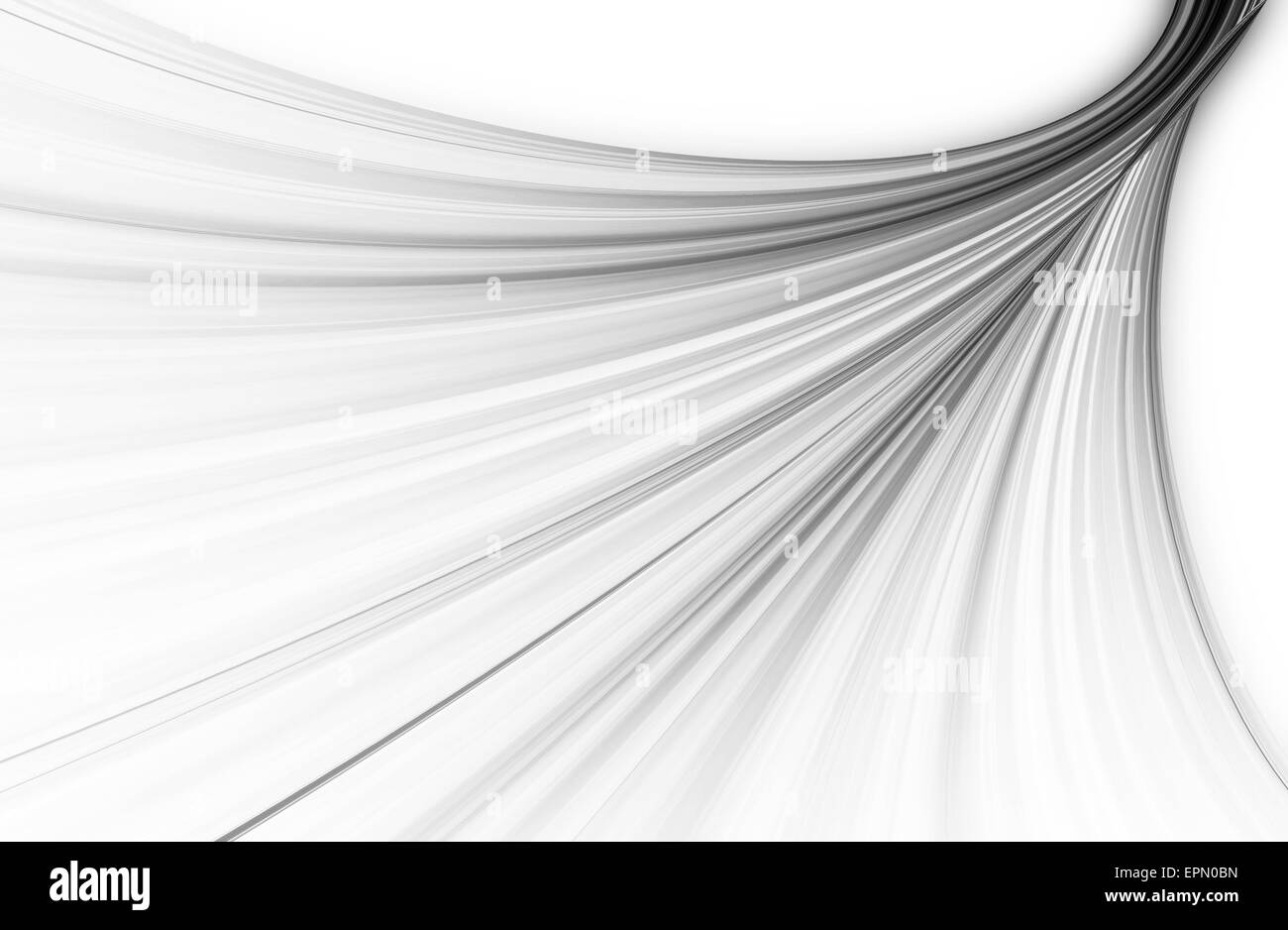 abstract black and white background and digital wave with motion blur ...