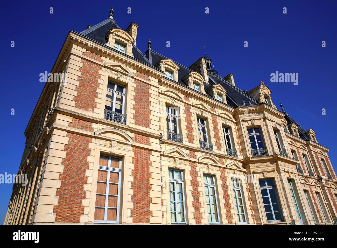 Chateau de Sceaux, grand country house in park of Sceaux, Hauts-de-Seine, not far from Paris, France. Stock Photo