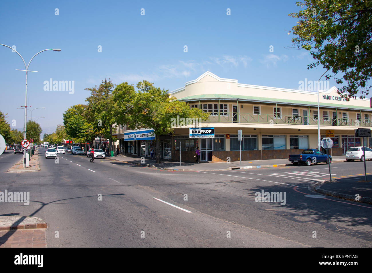 Main Street, Somerset West, Helderberg District, Cape Peninsula, Western Cape Province, Republic of South Africa Stock Photo
