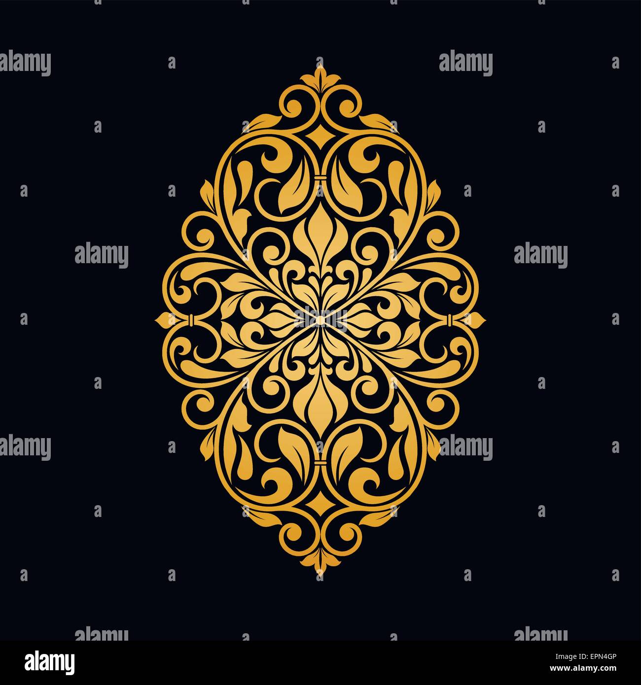 Ornamental floral element for design Stock Vector Image & Art - Alamy