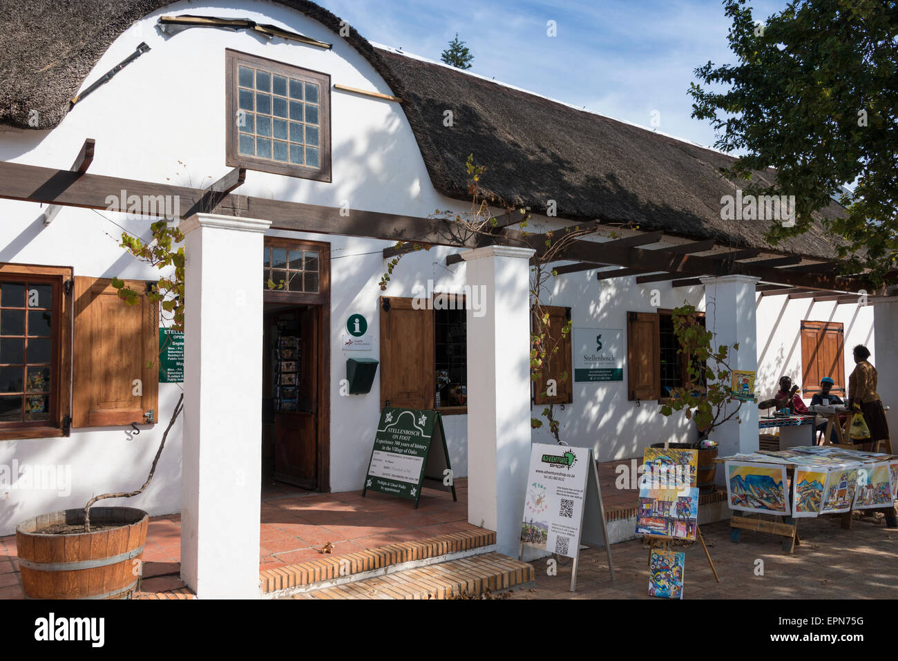 Stellenbosch Tourist Information Office, Stellenbosch, Cape Winelands District, Western Cape Province, Republic of South Africa Stock Photo