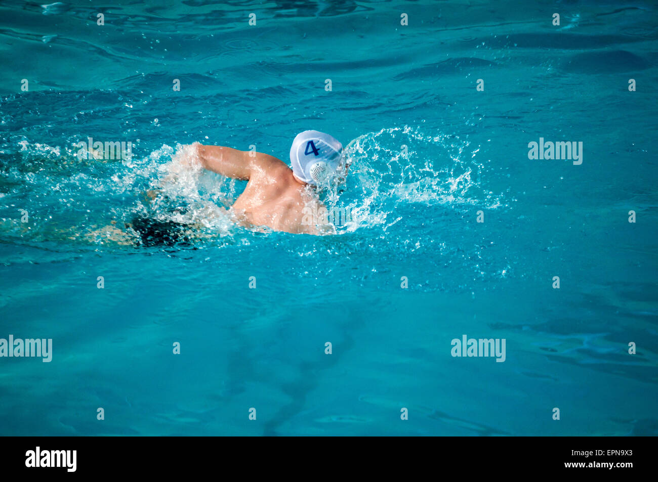 Water polo is a team water sport Stock Photo Alamy
