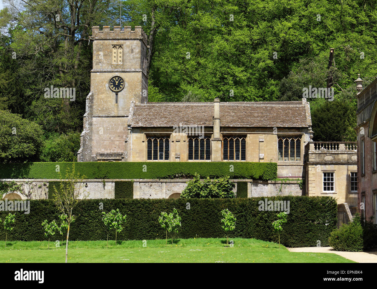 English church and clock tower hi-res stock photography and images - Alamy