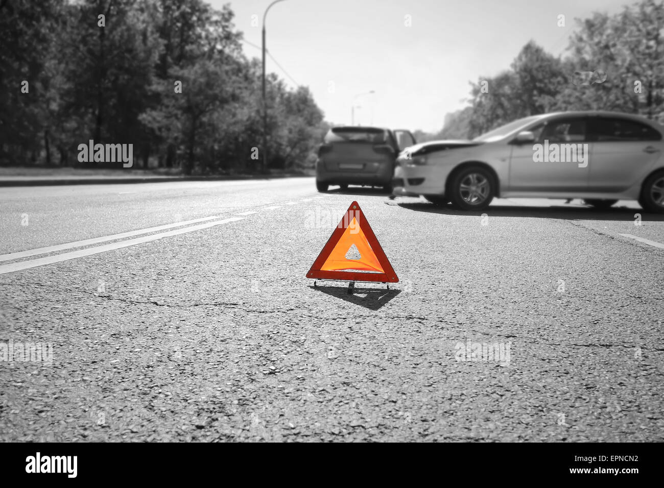 Road accident two cars hi-res stock photography and images - Alamy
