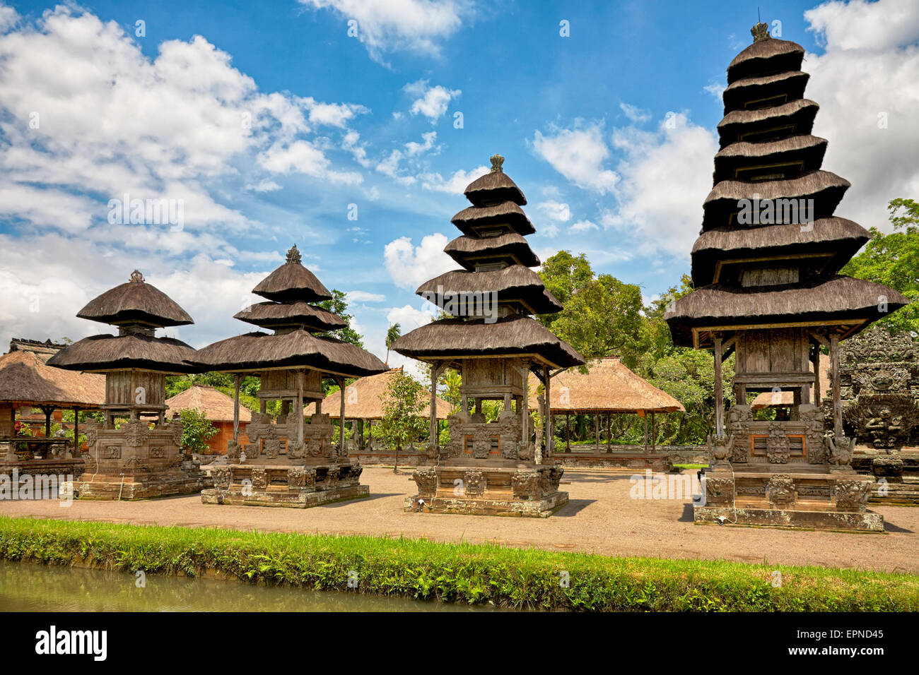 royal temple Taman Ayun, Bali, Indonesia Stock Photo