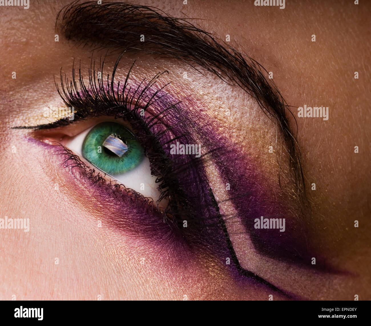 Creative eye paint Stock Photo Alamy
