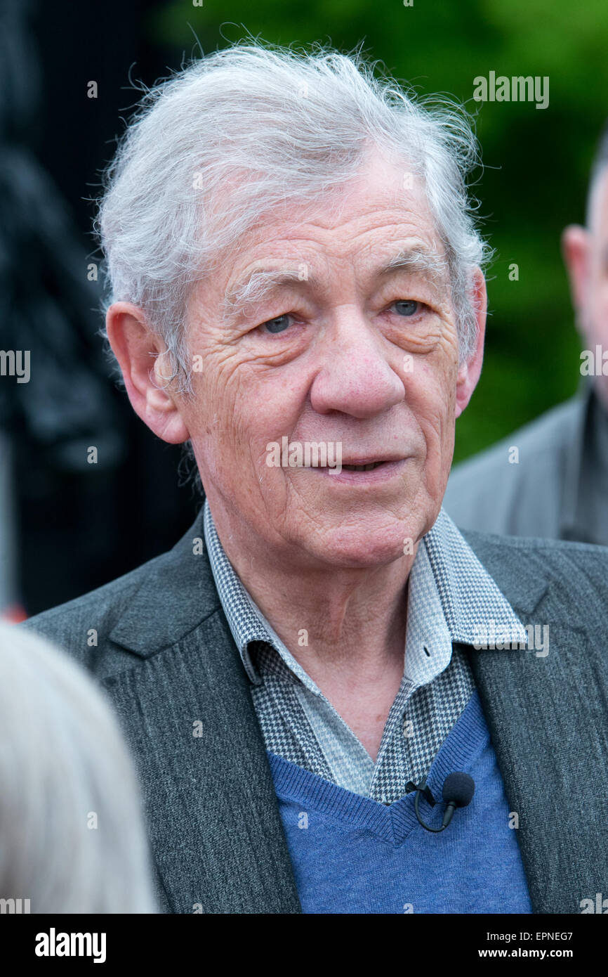 Sir Ian Murray McKellen, CH, CBE at the RHS Chelsea Flower show 2015 Stock Photo