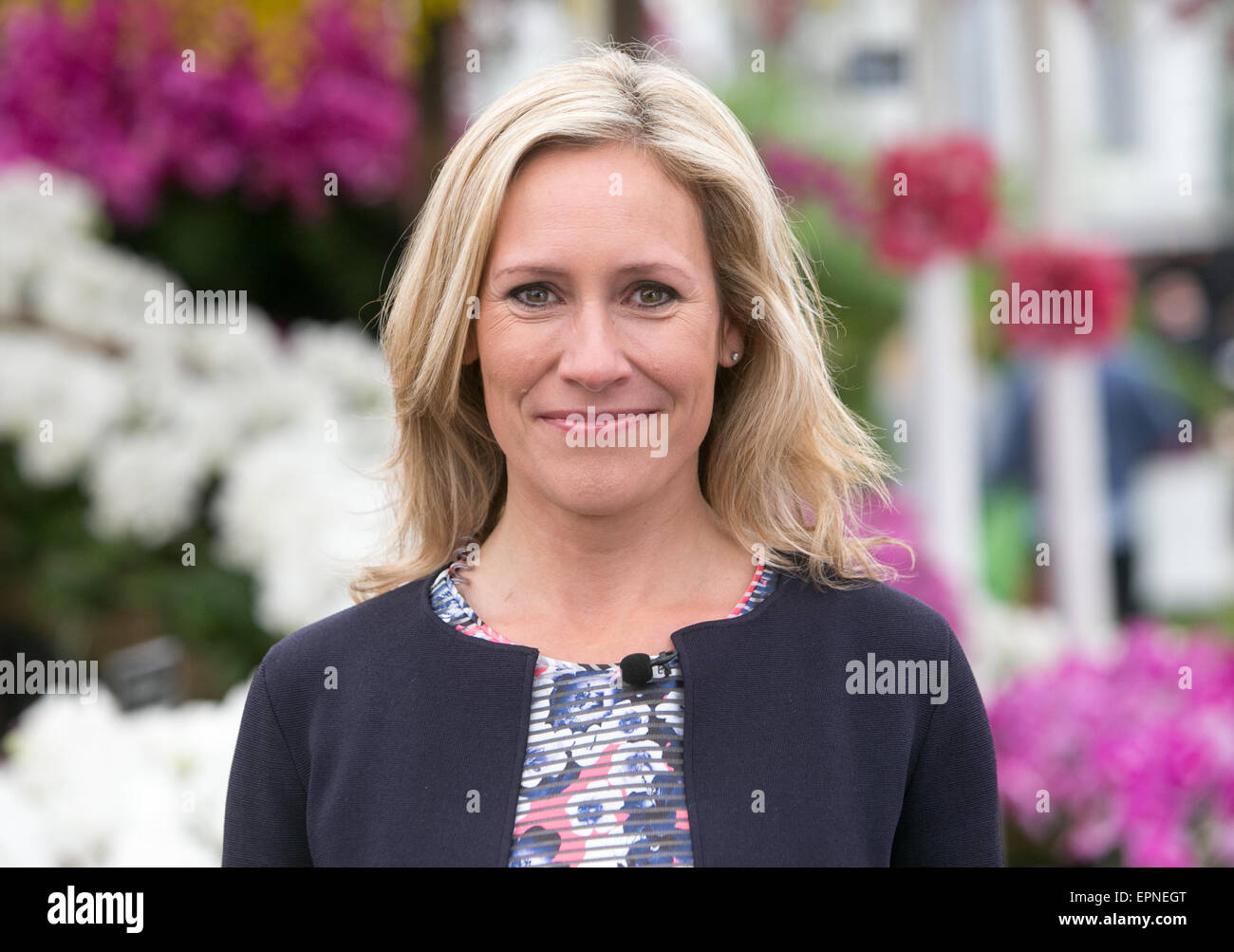 Sophie raworth at rhs chelsea flower show High Resolution Stock