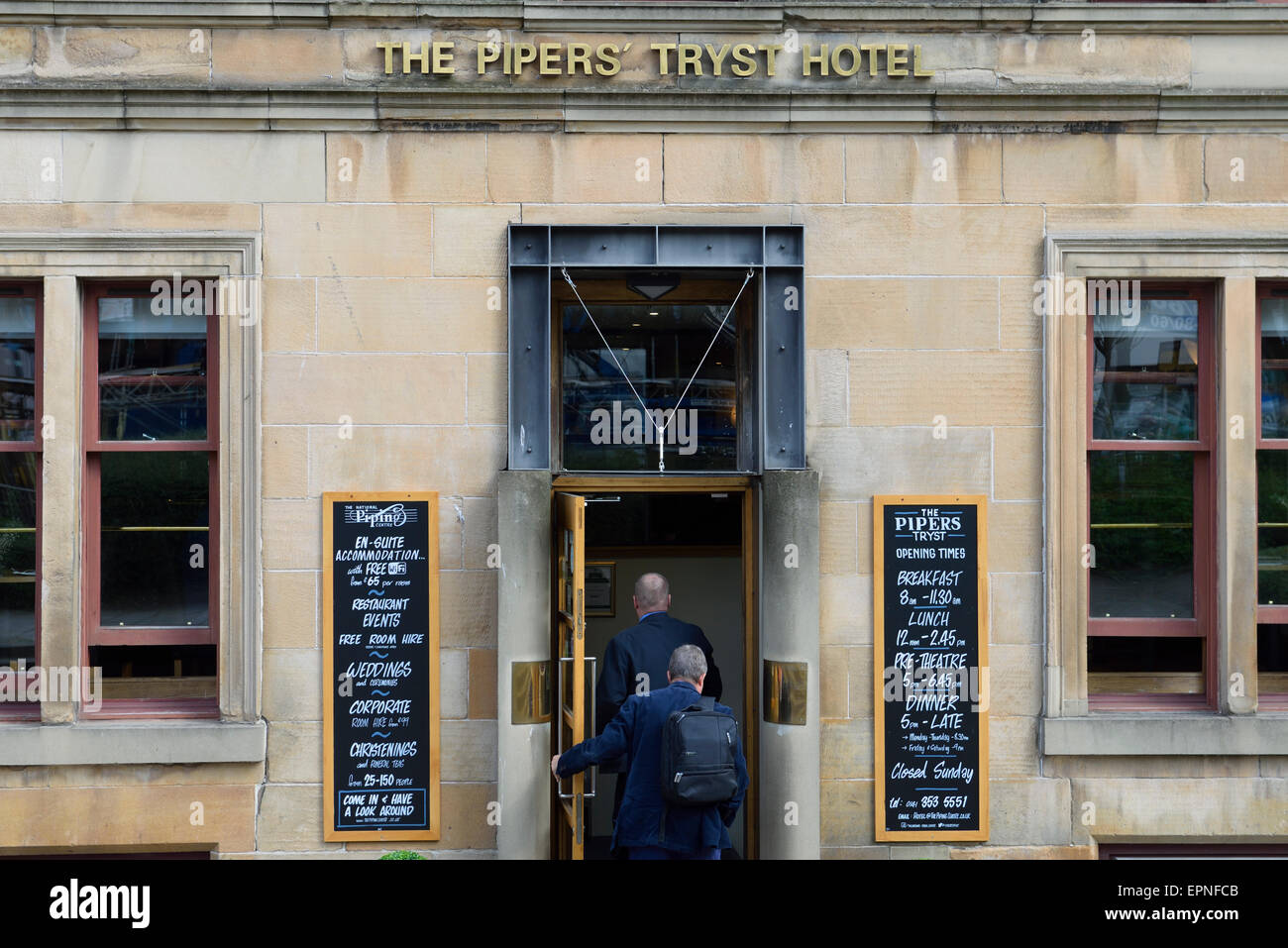 Pipers Tryst Hotel at the National Piping Centre Glasgow Scotland UK Stock Photo