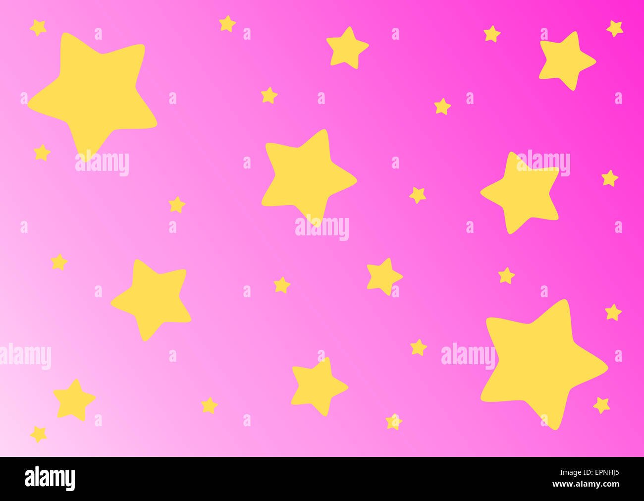 Pink Background Yellow Stars gambar ke 5