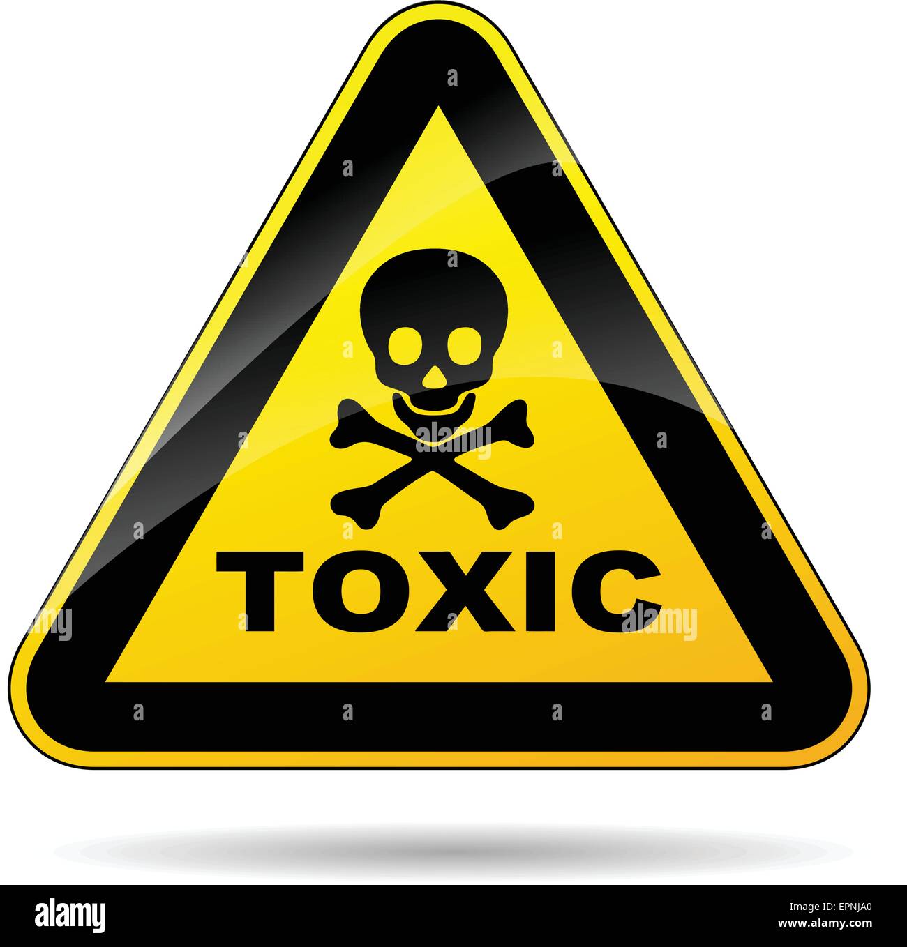 Hazard pictograph acute toxicity Royalty Free Vector Image