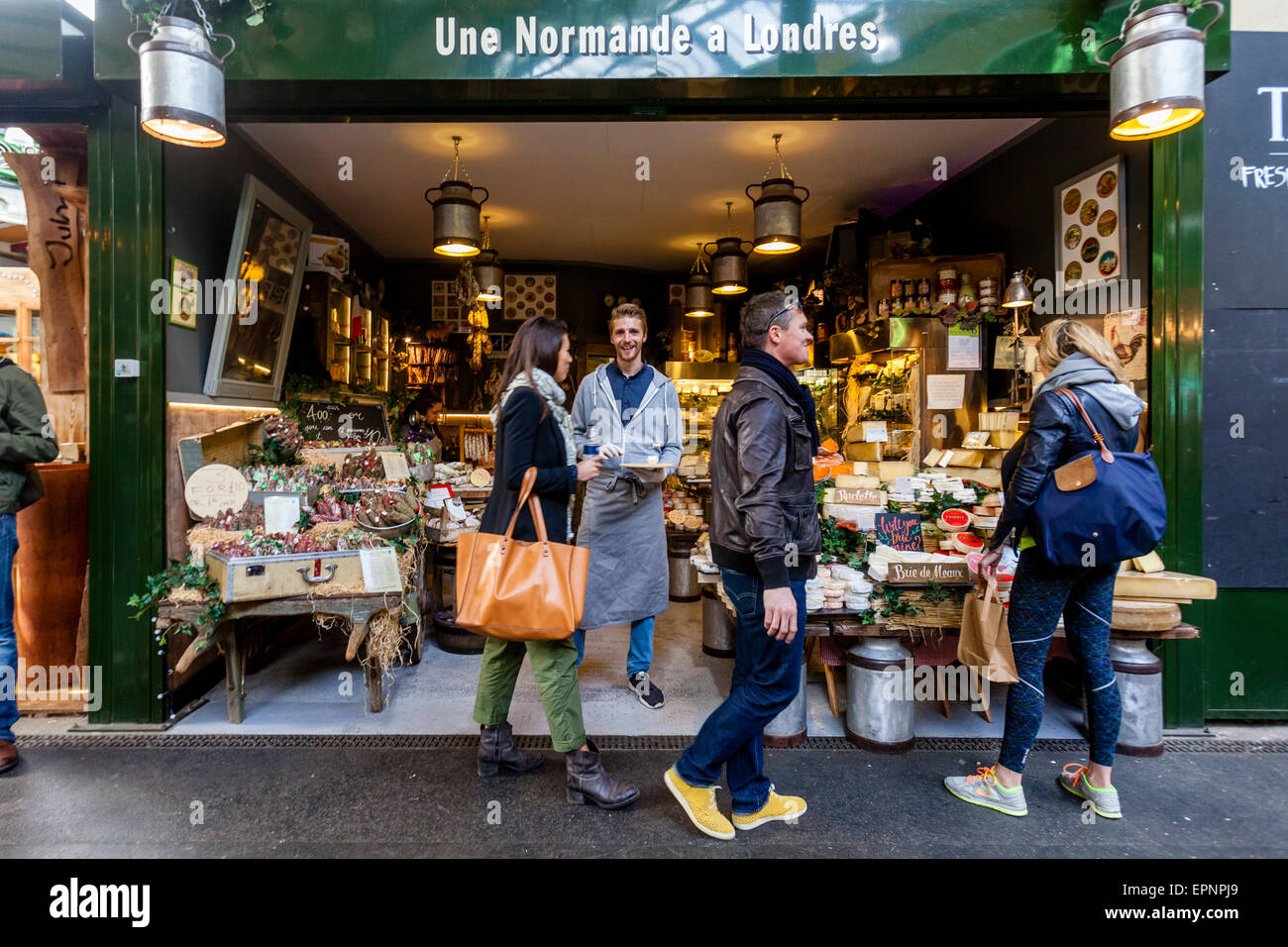 French Produce Shop, Borough Market, London Bridge Area, London, England Stock Photo