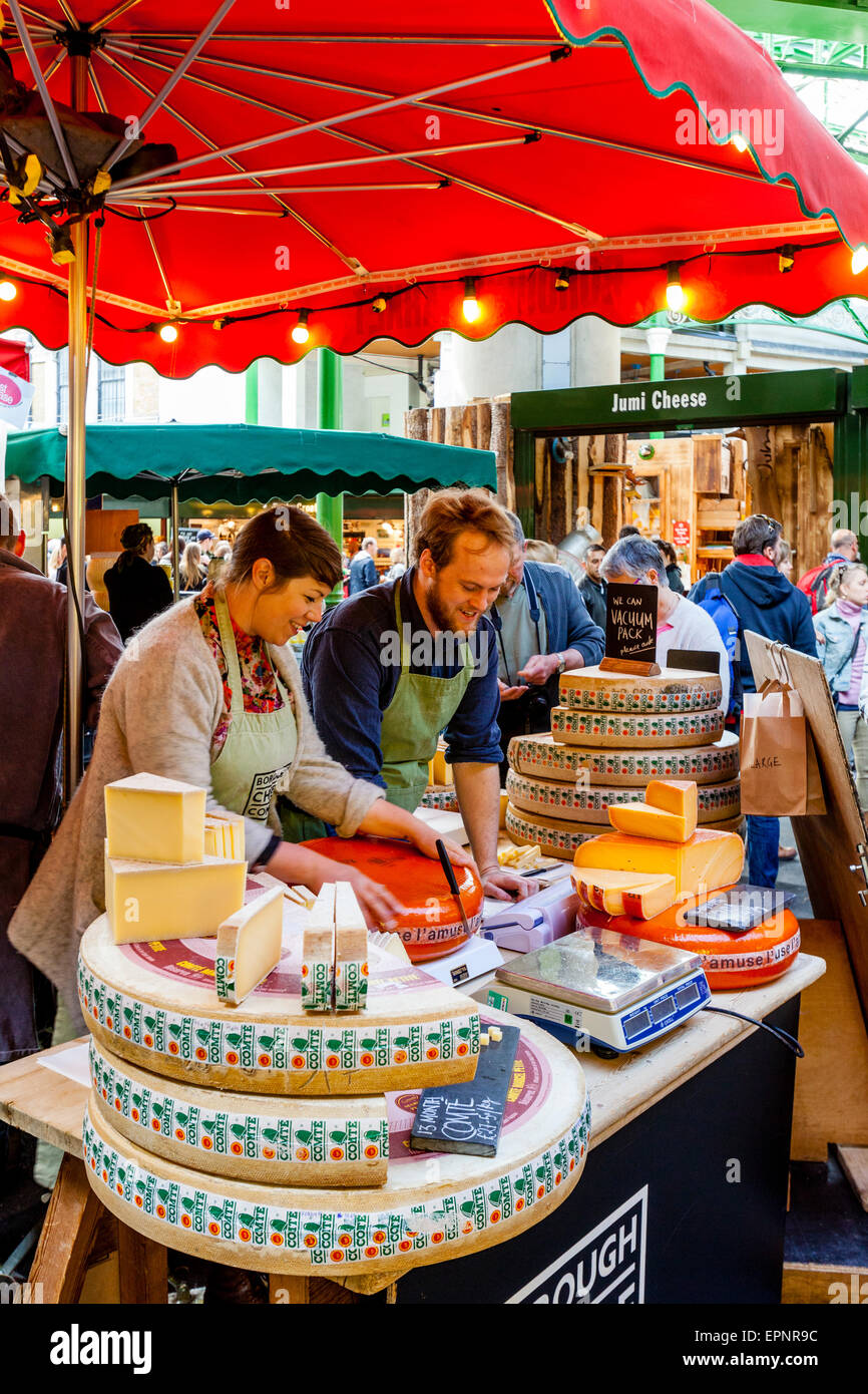 Cheese For Sale At Borough Cheese Company, Borough Market, London