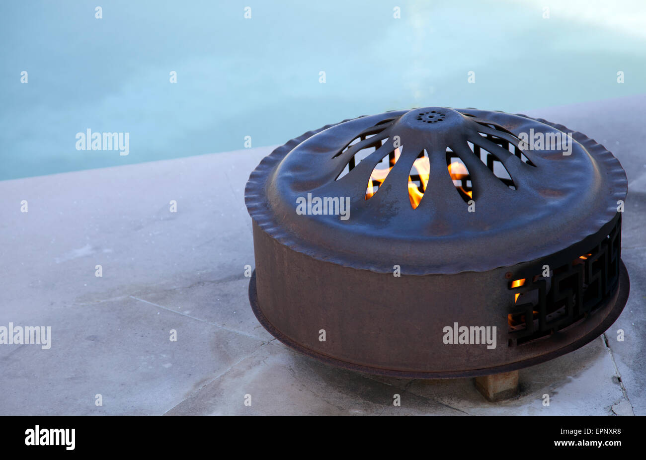 Monumento Nacional aos Combatentes do Ultramar Burning Flame in Belem in Lisbon Portugal