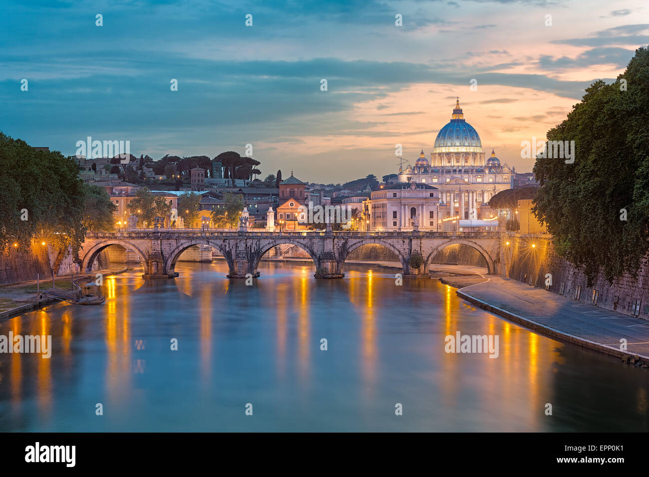 Rome skyline sunrise hi-res stock photography and images - Alamy