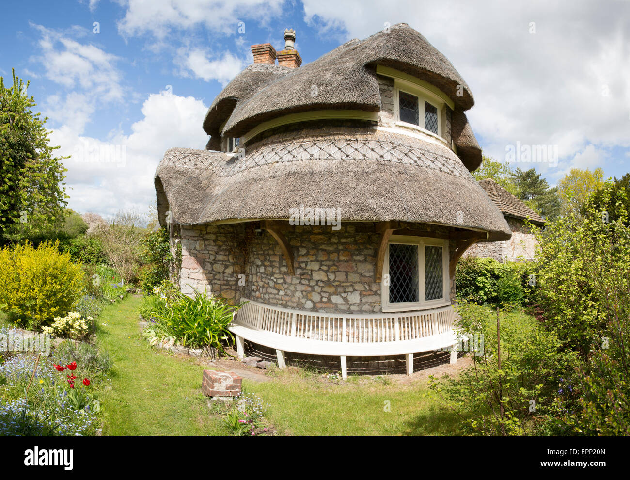 Circular Cottage Blaise Hamlet a collection of pretty cottages in the