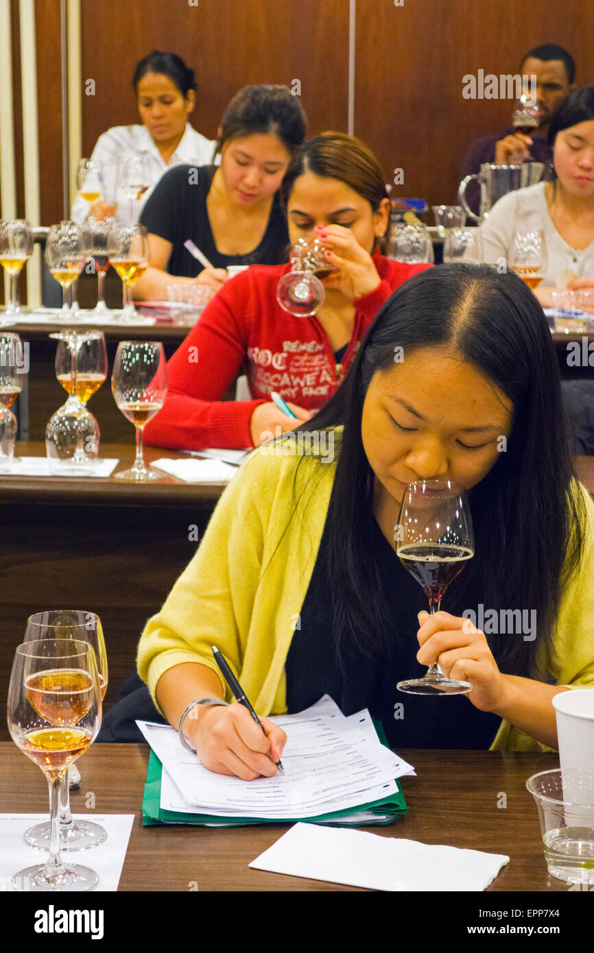 beer tasting class at City Tech Brooklyn New York City Stock Photo Alamy