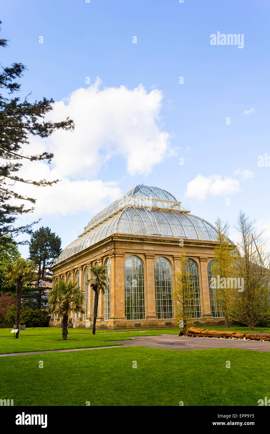 The Palm House in the Royal Botanic Gardens, Edinburgh, Scotland Stock Photo