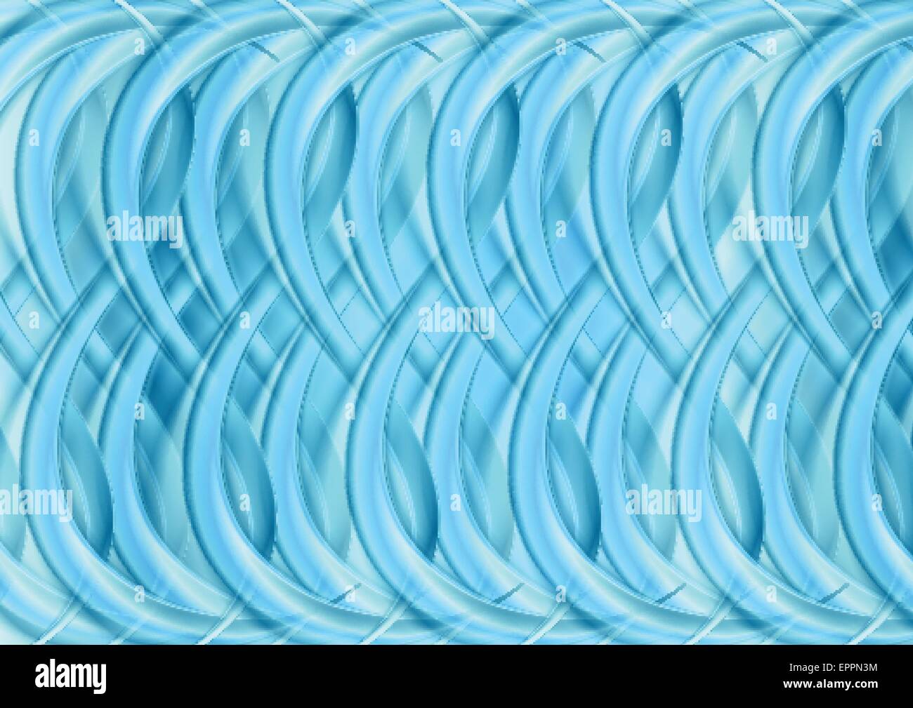 Blue smooth waves abstract background. Vector design Stock Vector Image ...