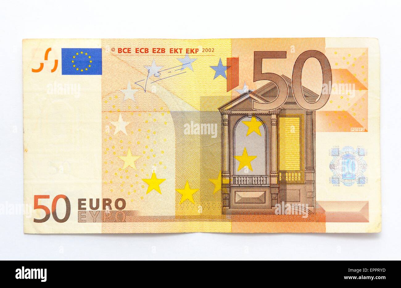 50 Euro Note Denomination Stock Photo Alamy