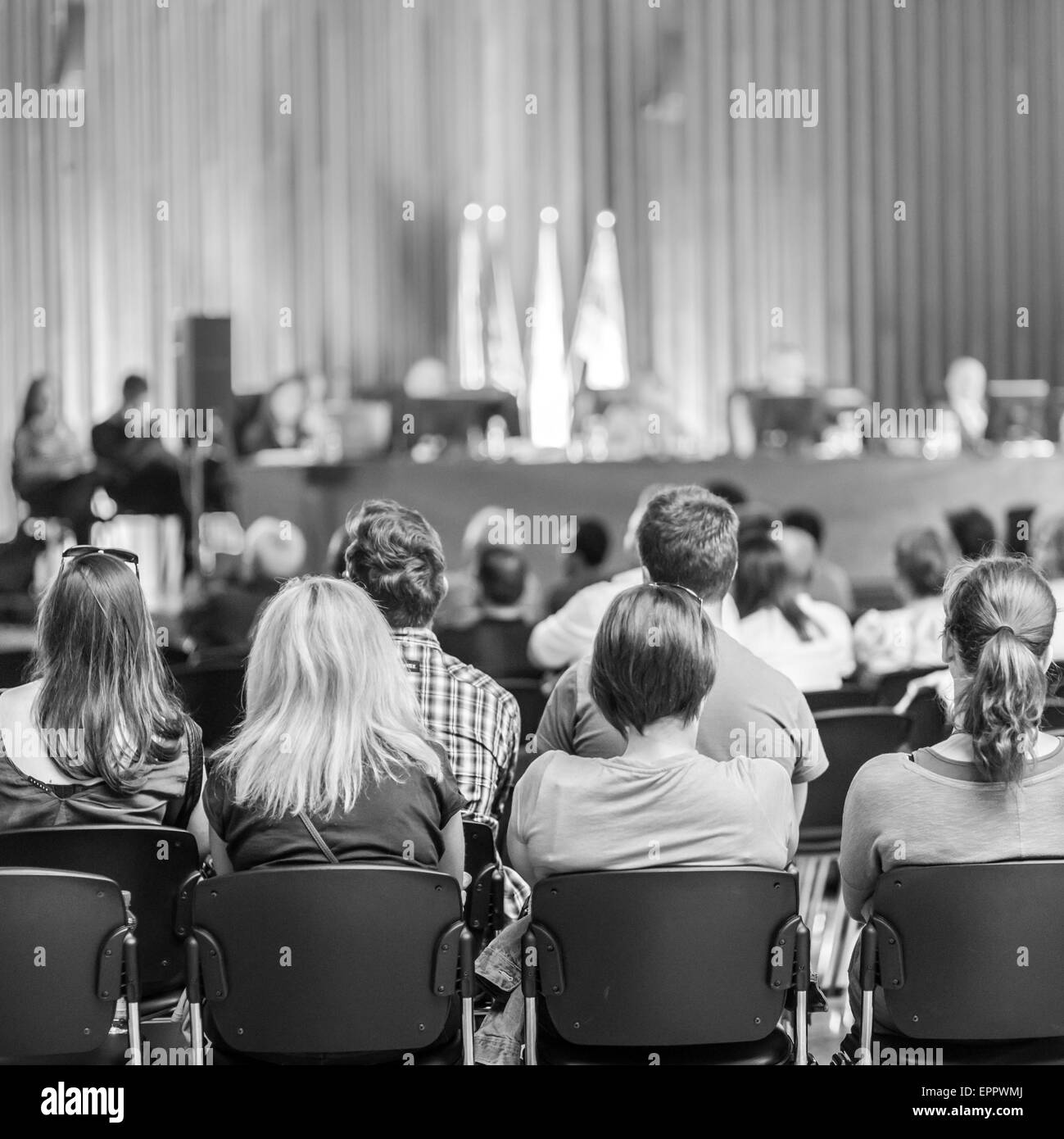 Trade union advisory committee meeting. Stock Photo