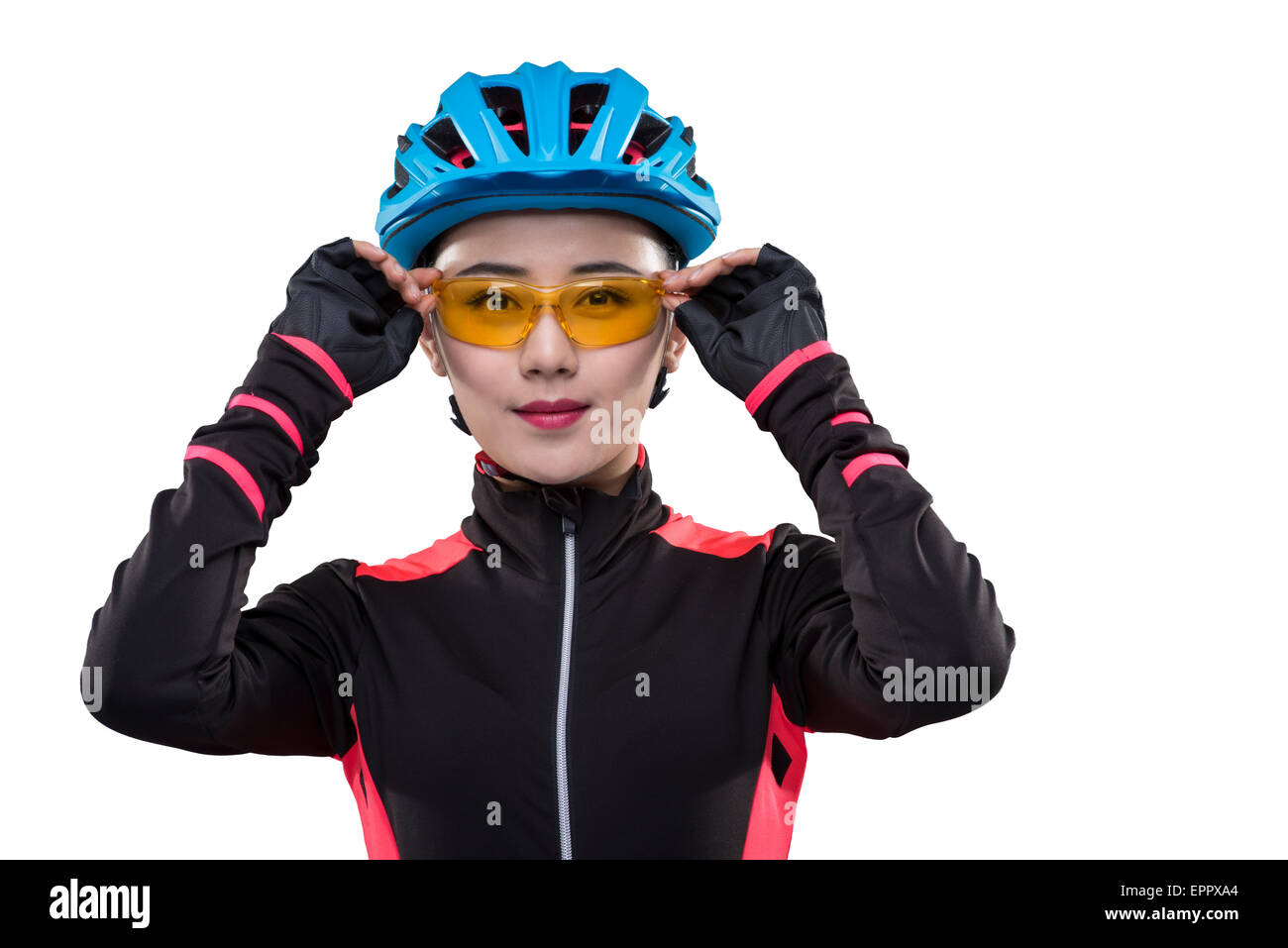wearing glasses while cycling