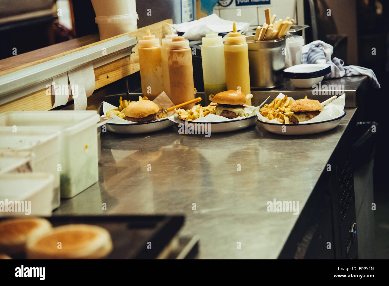 Stainless steel counter hi-res stock photography and images - Alamy