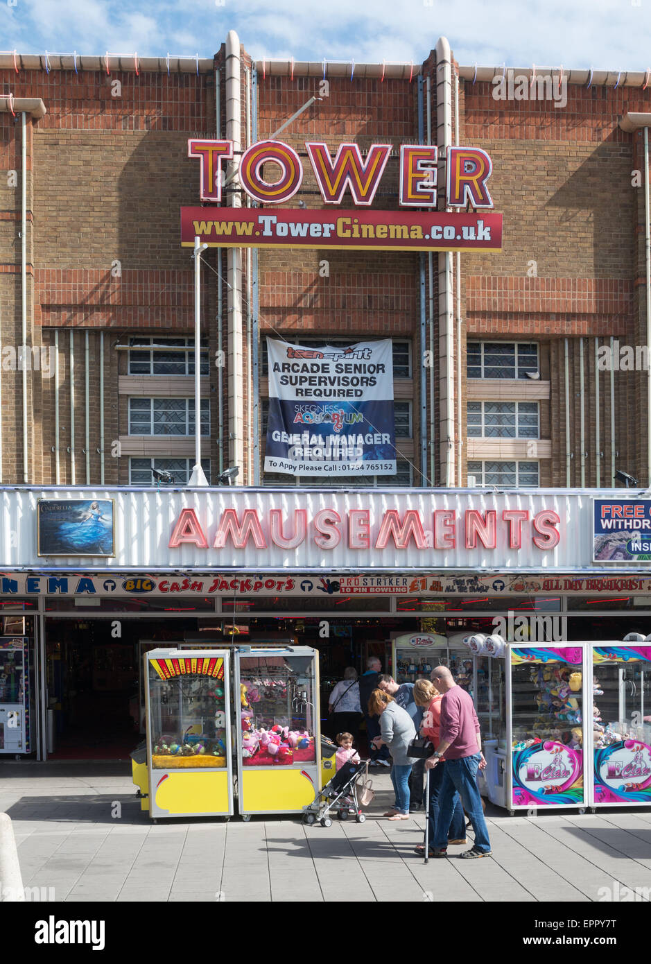 The Tower Cinema Skegness, Lincolnshire, England, UK Stock Photo