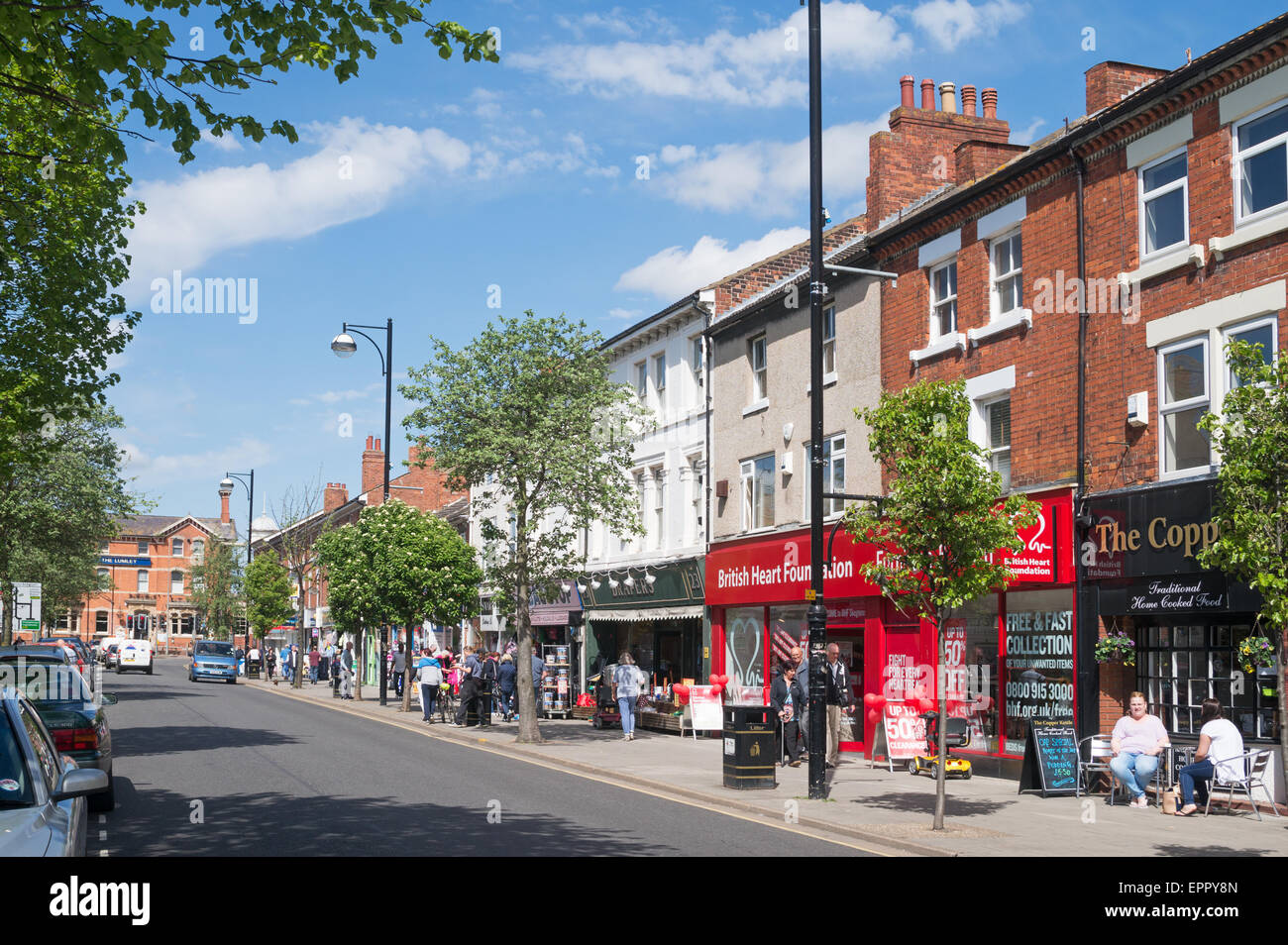 Lumley Road  Skegness town centre, Lincolnshire, England, UK Stock Photo