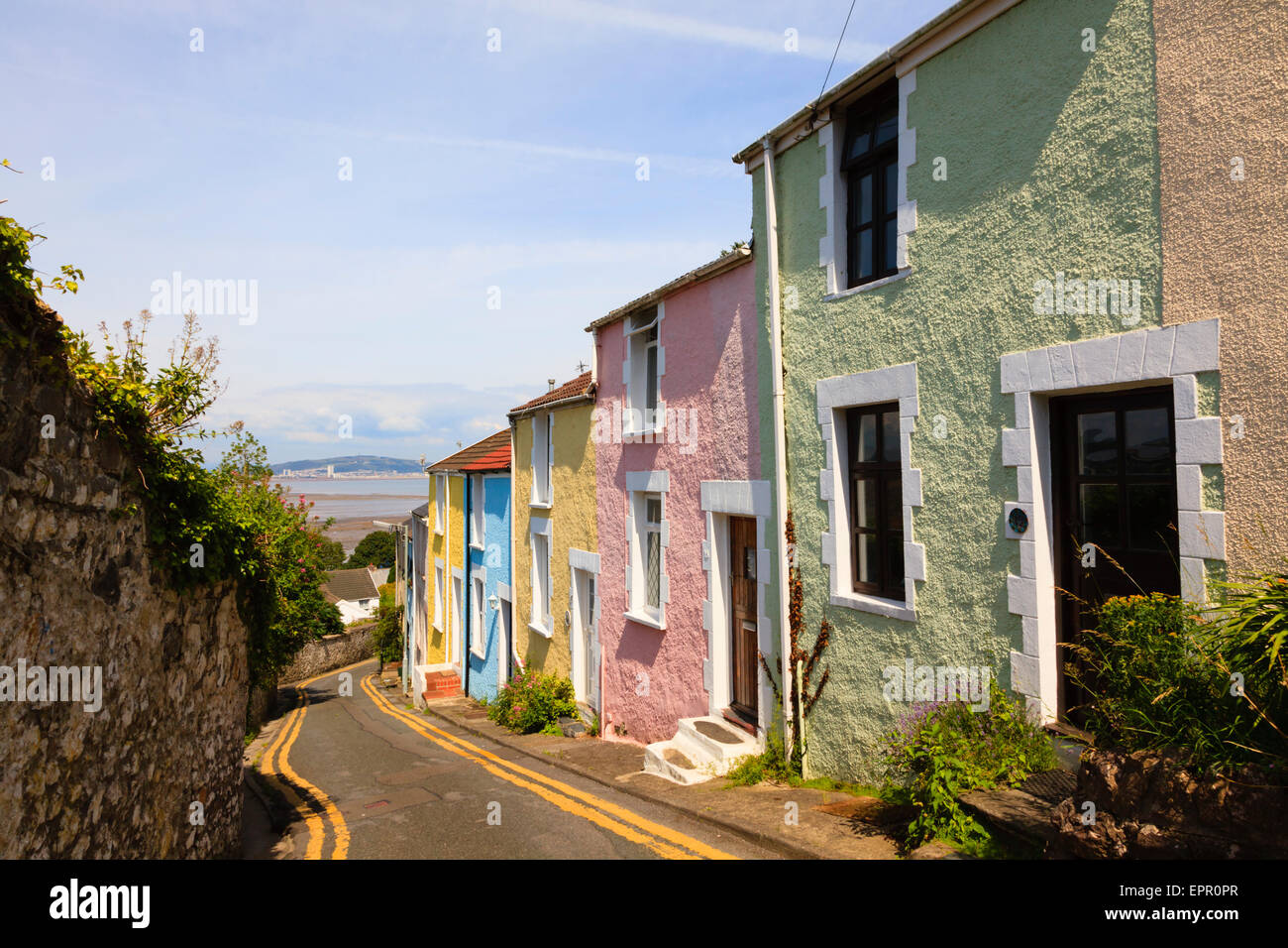 Colorful houses, Mumbles, Swansea, Wales Stock Photo 82869439 Alamy
