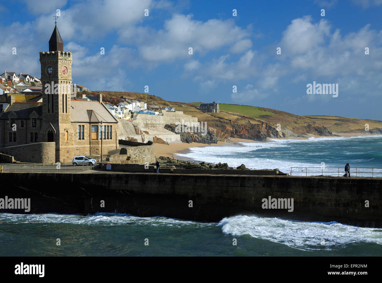 Porthleven Beach, near Helston in Cornwall, England. The BickfordSmith