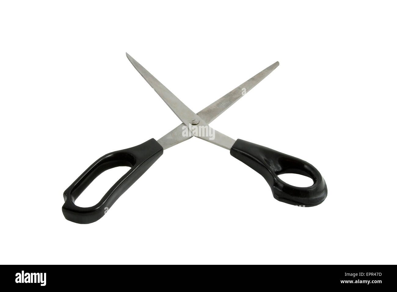 scissors for paper over white background Stock Photo - Alamy