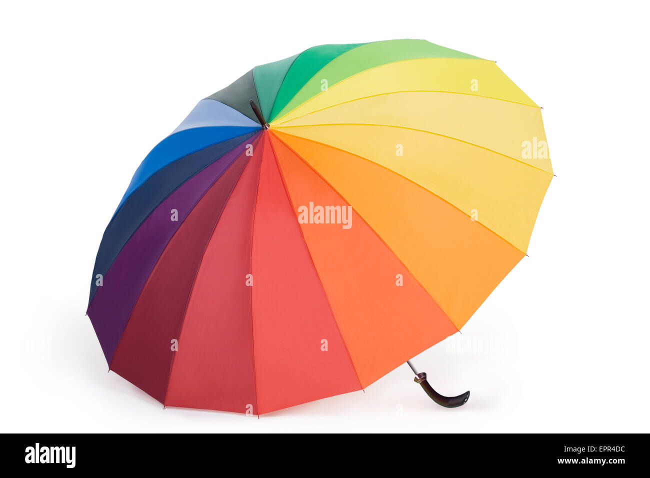 Colorful umbrella isolated on the white background Stock Photo - Alamy