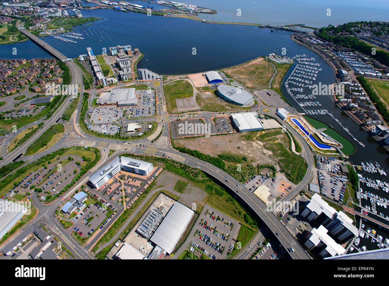 Cardiff International Sports Village High Resolution Stock Photography