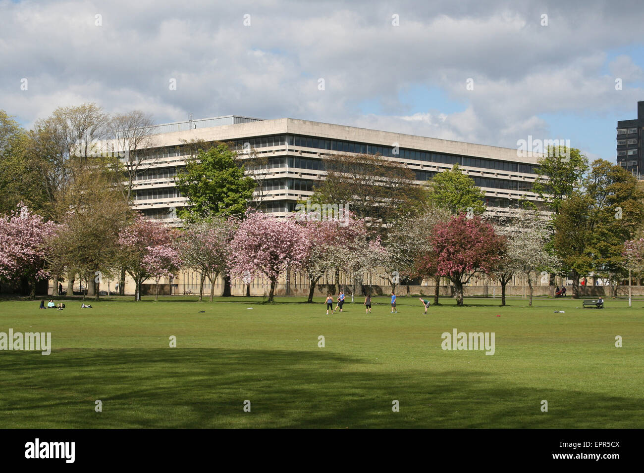 EDINBURGH UNIVERSITY LIBRARY Stock Photo