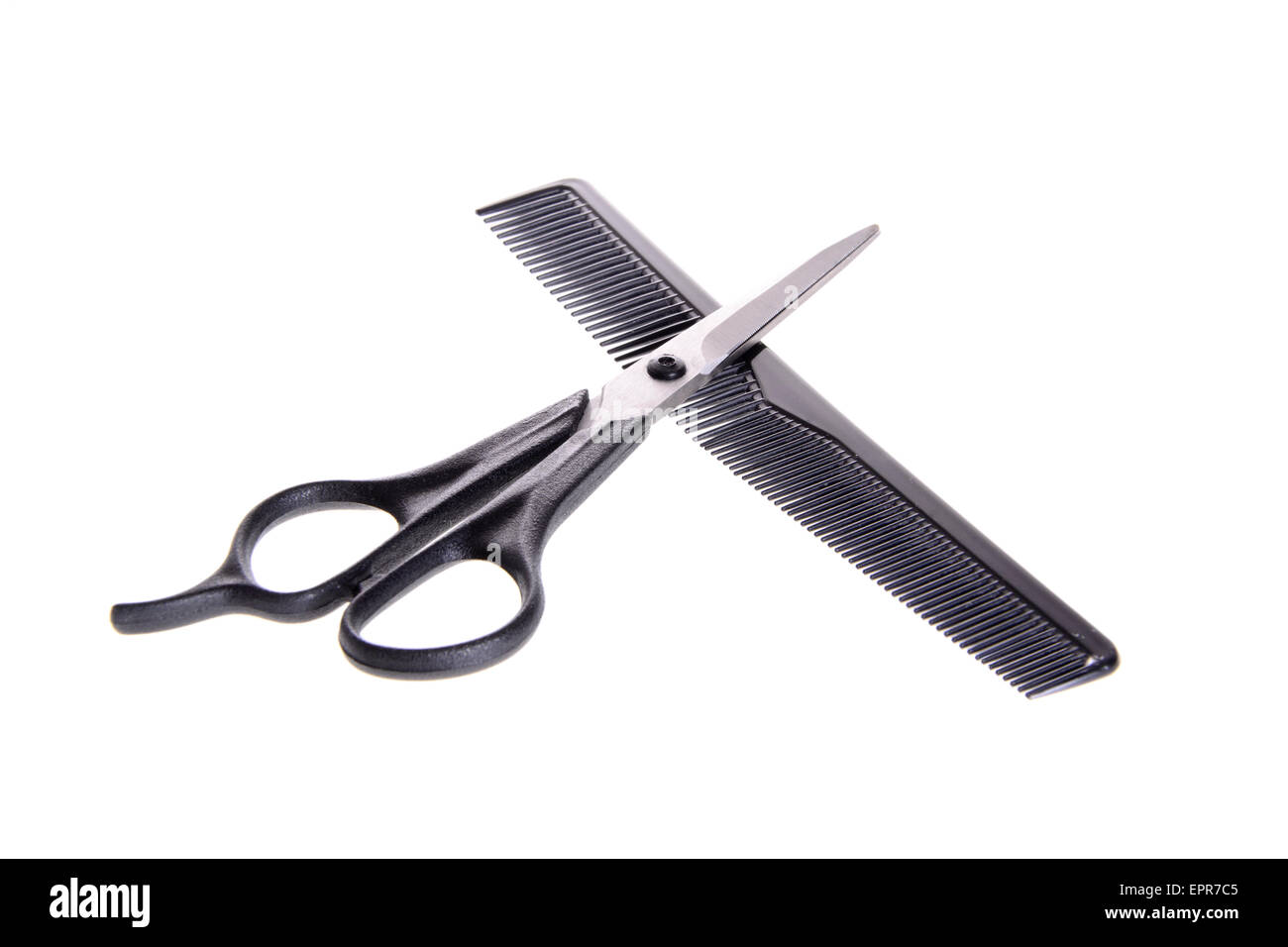 Hair Scissors And Comb Stock Photos & Hair Scissors And Comb Stock
