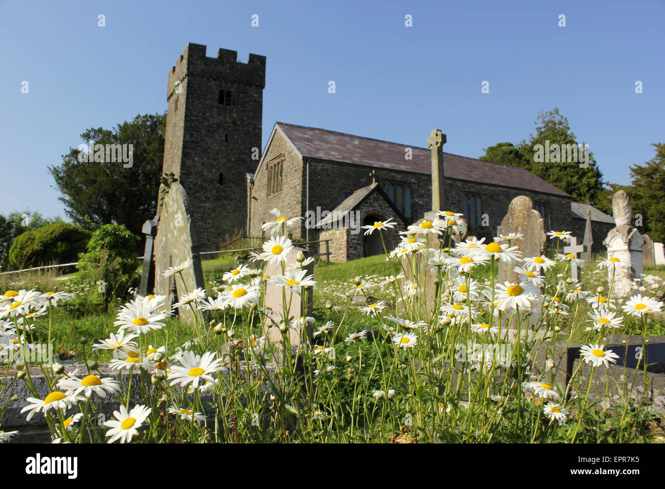 Llangathen Church in Carmarthenshire Stock Photo Alamy