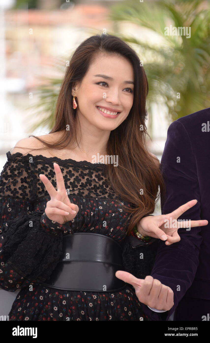 May 14, 2015 - Cannes, France - CANNES, FRANCE - MAY 21: Shu Qi attends a photocall for 'Nie Yinniang' ('The Assassin') during the 68th annual Cannes Film Festival on May 21, 2015 in Cannes, France. (Credit Image: © Frederick Injimbert/ZUMA Wire) Stock Photo