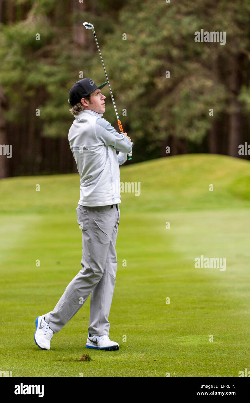 London, UK. 20 May 2015. Niall Horan, singer with One Direction, during the BMW PGA Championship 2015 Pro-Am at Wentworth club, Surrey. Credit:  Stephen Chung / Alamy Live News Stock Photo