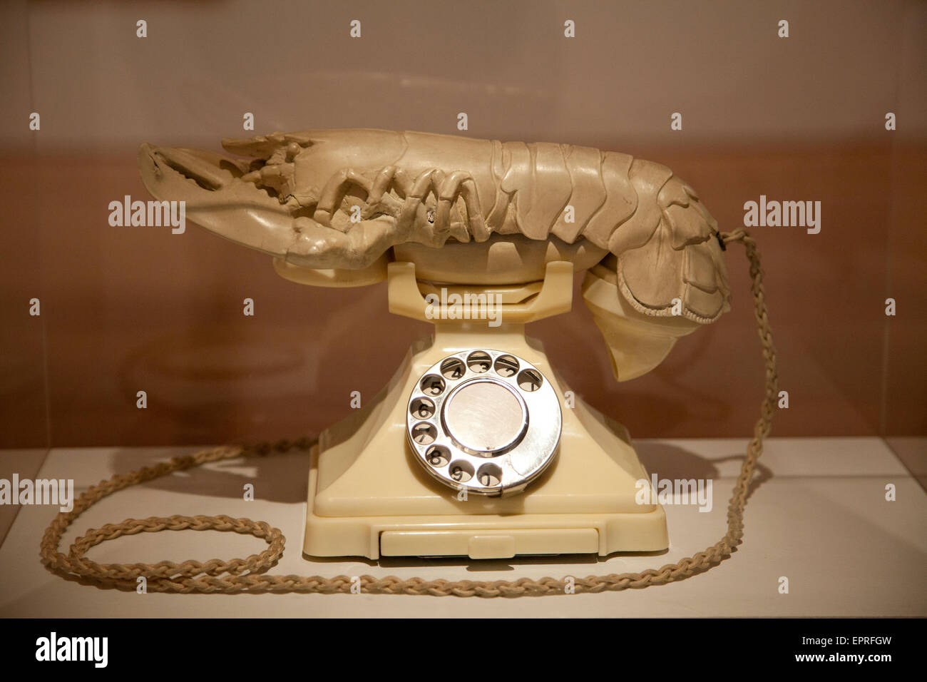 White Aphrodisiac Telephone by Salvador Dali at Museu Berardo