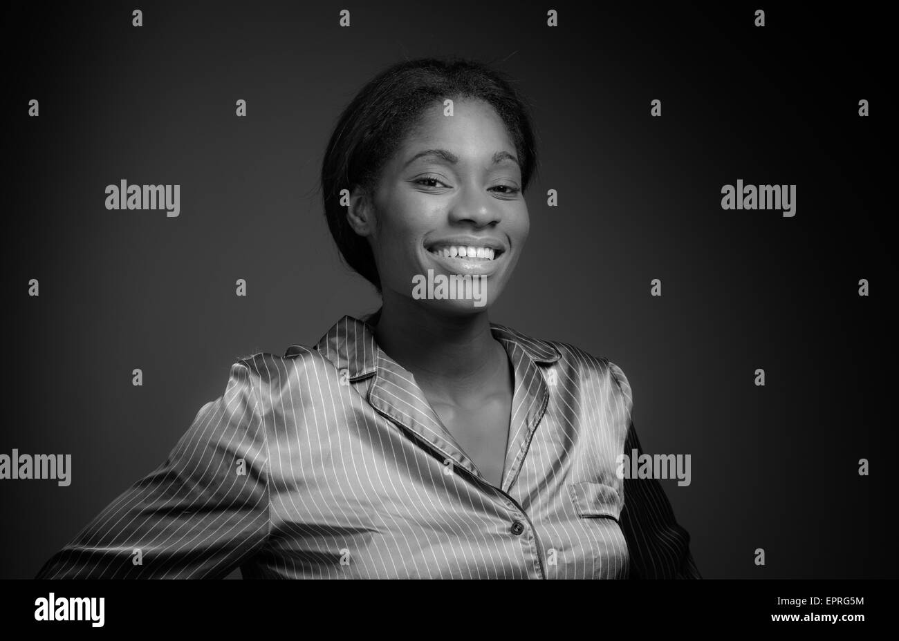 Model expressing positivity Stock Photo - Alamy