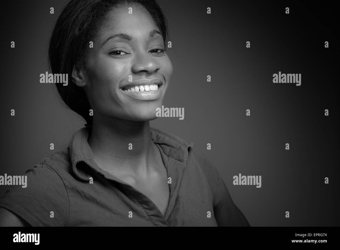 Model expressing positivity Stock Photo - Alamy