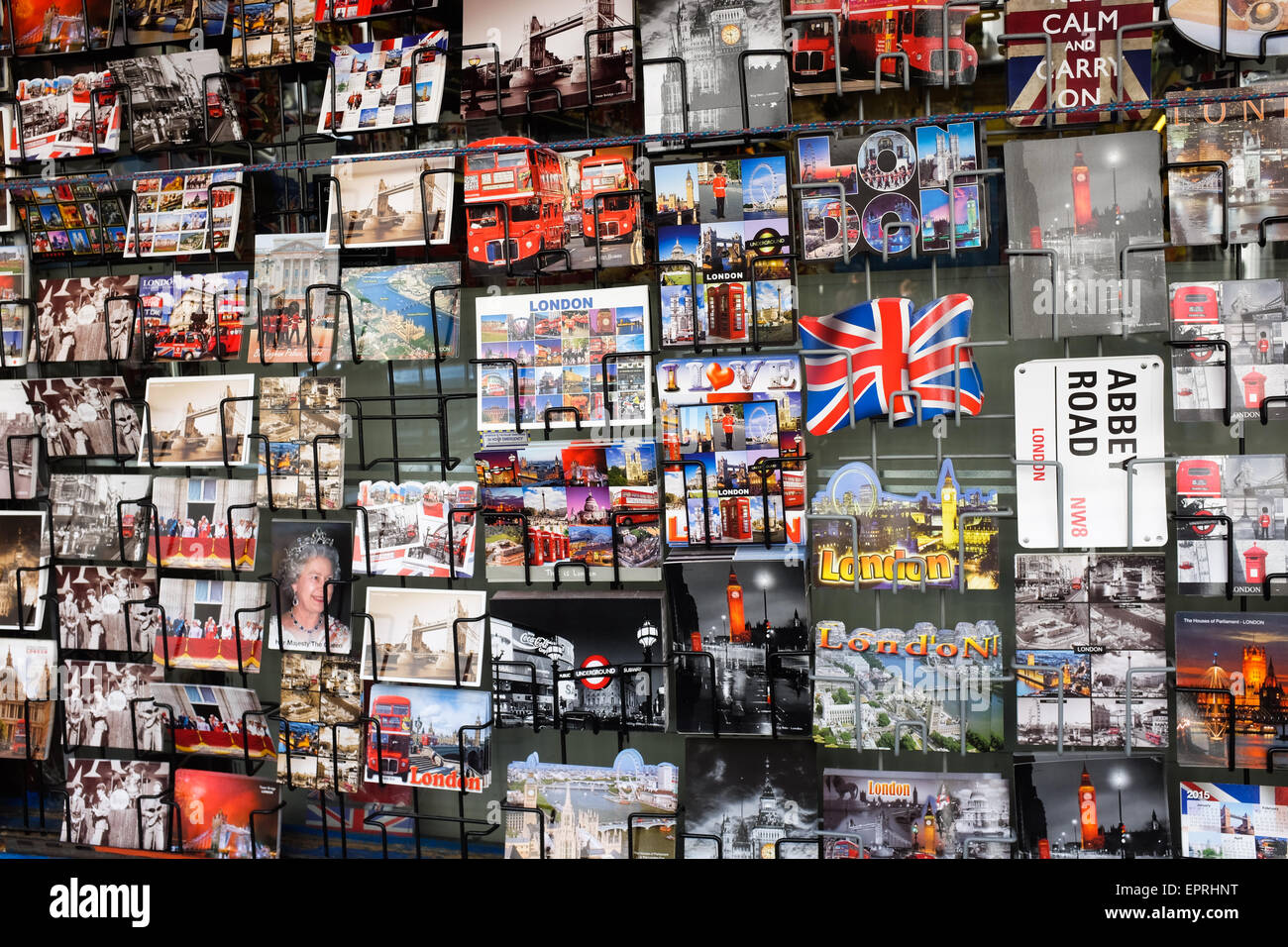 Postcards of London. Stock Photo
