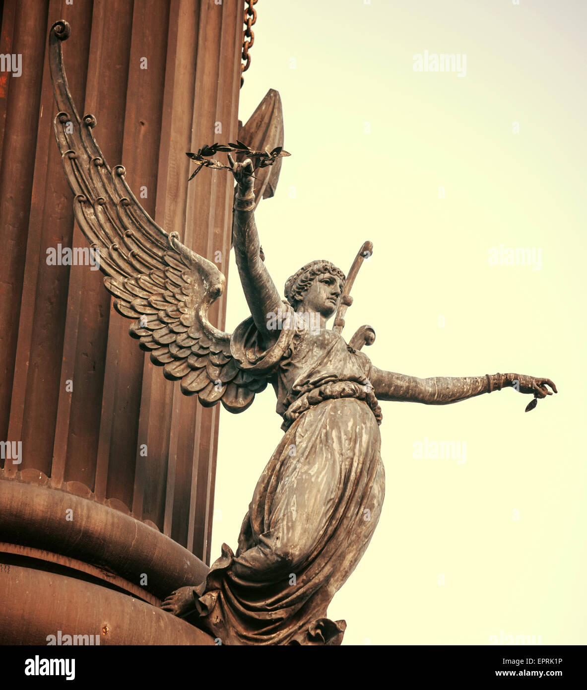 Columbus column on the Barcelona habour with high details Stock Photo ...