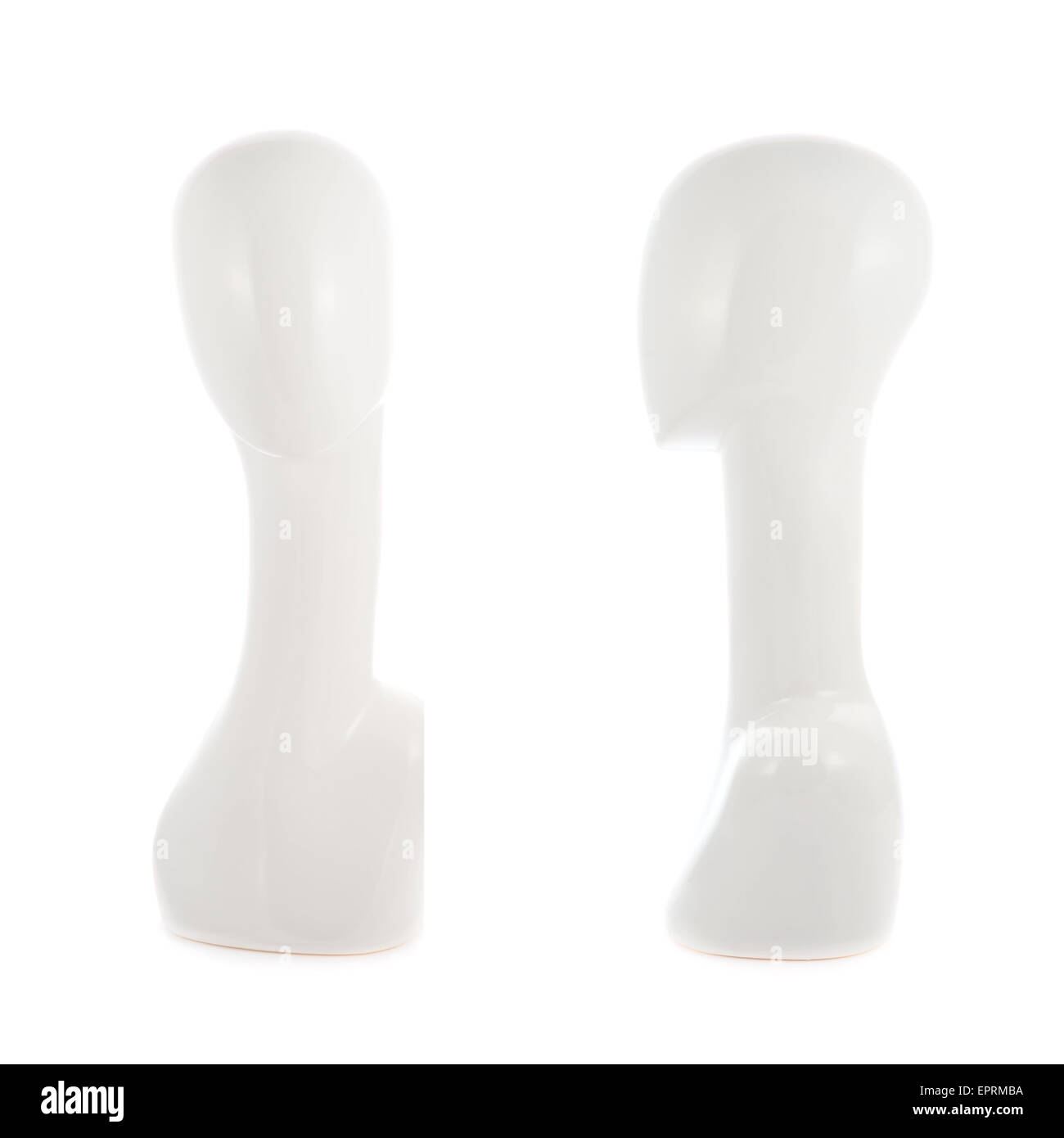 White plastic mannequin head Stock Photo Alamy