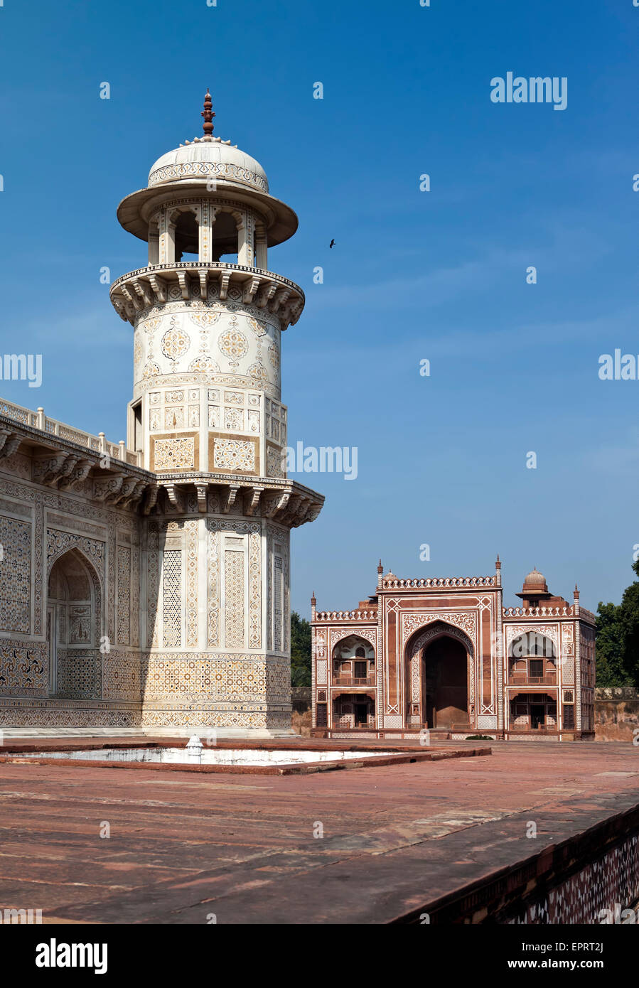 Itmad-Ud-Daulah's Tomb (Baby Taj) at Agra, Uttar Pradesh, India Stock Photo