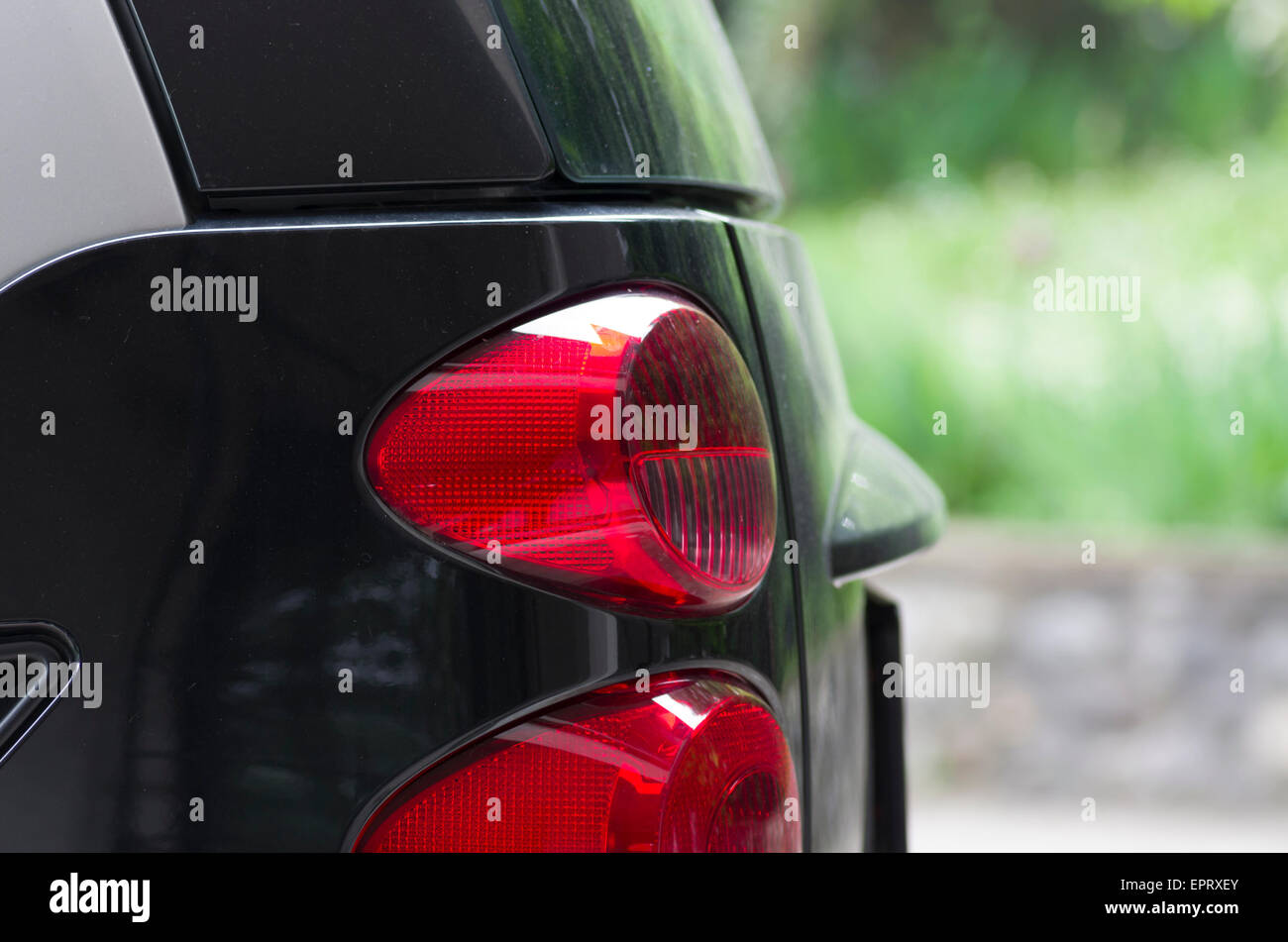 SMART rear headlights - SAMRT is a division of DAIMLER AG a well known German premium, sport and luxury car maker Stock Photo