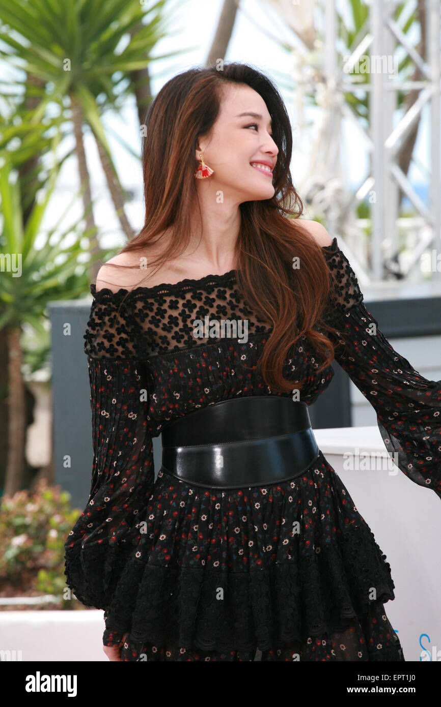Cannes, France. 21st May, 2015. Actress Shu Qi  at the The Assassin film photo call at the 68th Cannes Film Festival Thursday May 21st 2015, Cannes, France. Credit:  Doreen Kennedy/Alamy Live News Stock Photo